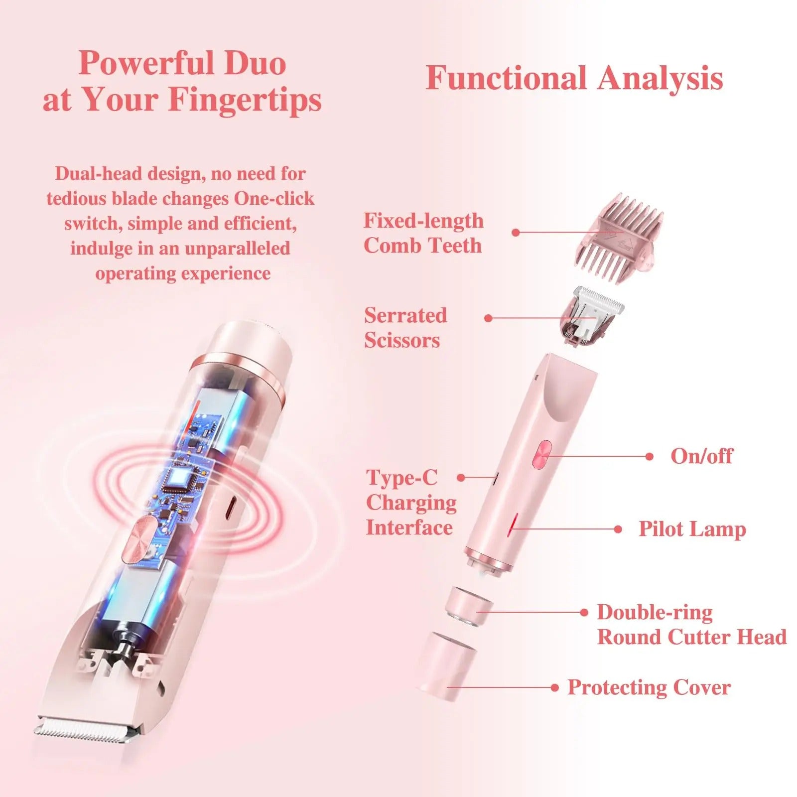 2 In 1 Electric Hair Shaver